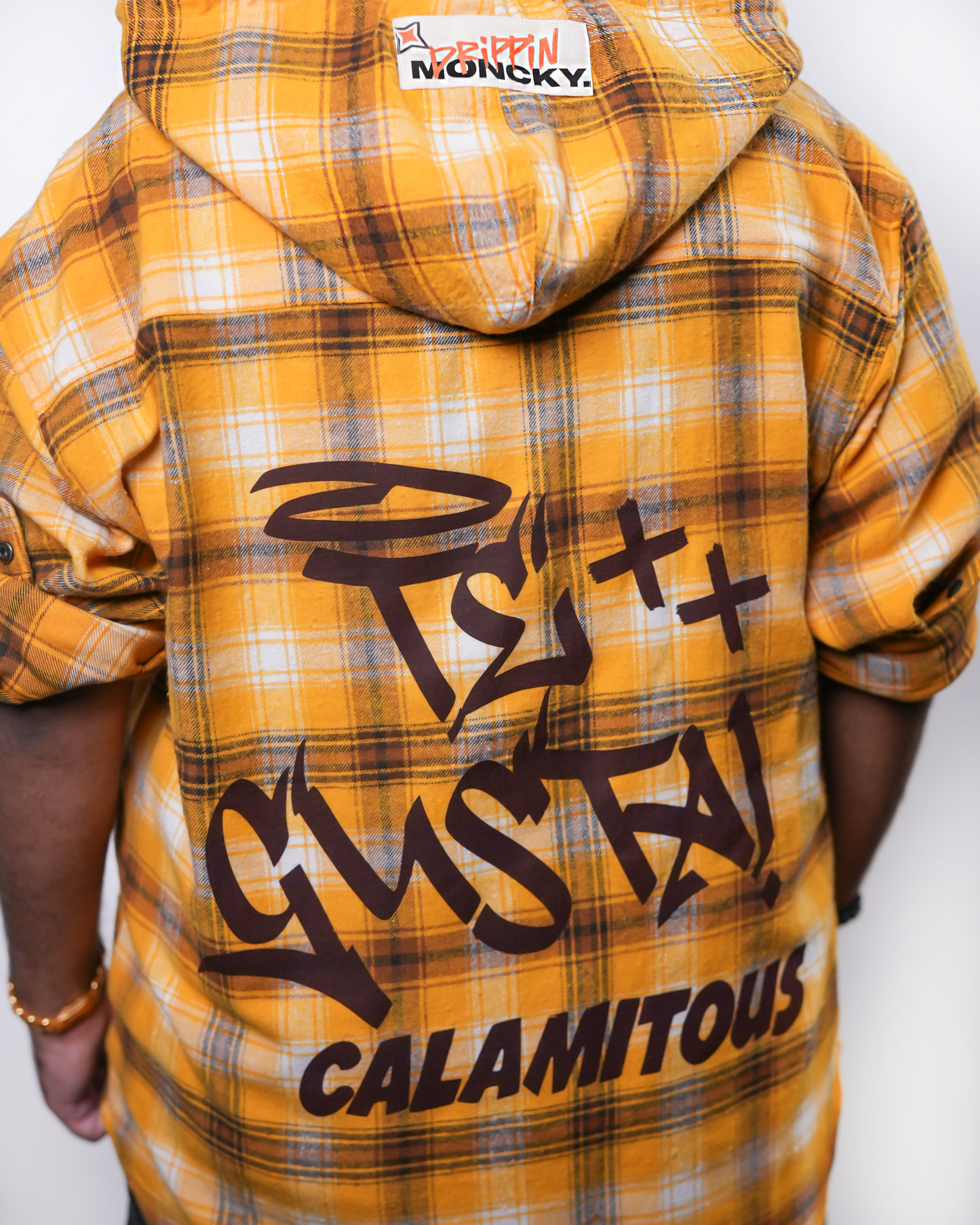 Yellow Calaminitous Flannel Shirt